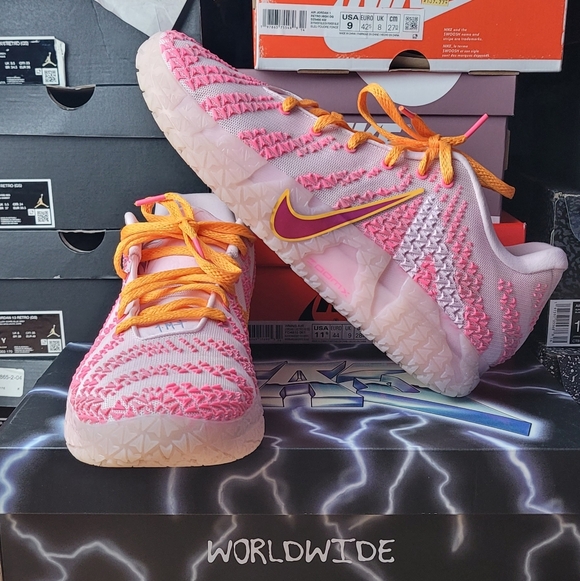 Nike Other - Nike Pink and Orange Sneakers